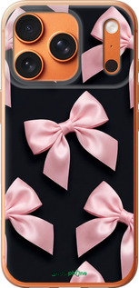 Силиконовый чехол 'Coquette Ribbons Dark Coquette' для iPhone 17 PRO MAX изображение 1