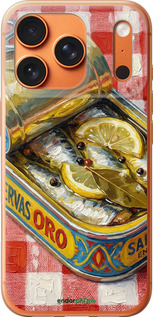 Силиконовый чехол 'Vintage Sardine Tin Phone' для iPhone 17 PRO MAX изображение 3