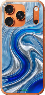 Силіконовий чехол Liquid Chrome для Apple iPhone 17 PRO MAX - 6781u-4029 изображение 