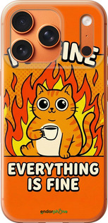 Силиконовый чехол Funny Cat для Apple iPhone 17 PRO MAX - 6786u-4029 изображение 