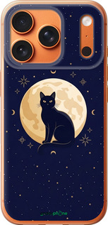 Силіконовий чехол Cute Cat Celestial/Witchy для Apple iPhone 17 PRO MAX - 6787u-4029 изображение 