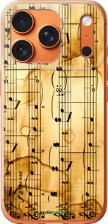 Силиконовый чехол Ноты для Apple iPhone 17 PRO MAX - 905u-4029 изображение 