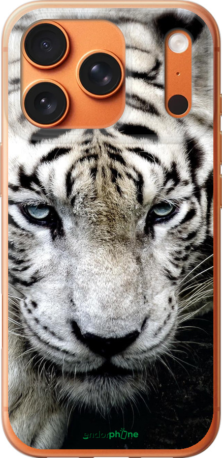 Силиконовый чехол Грустный белый тигр для Apple iPhone 17 PRO MAX - 106u-4029 изображение 