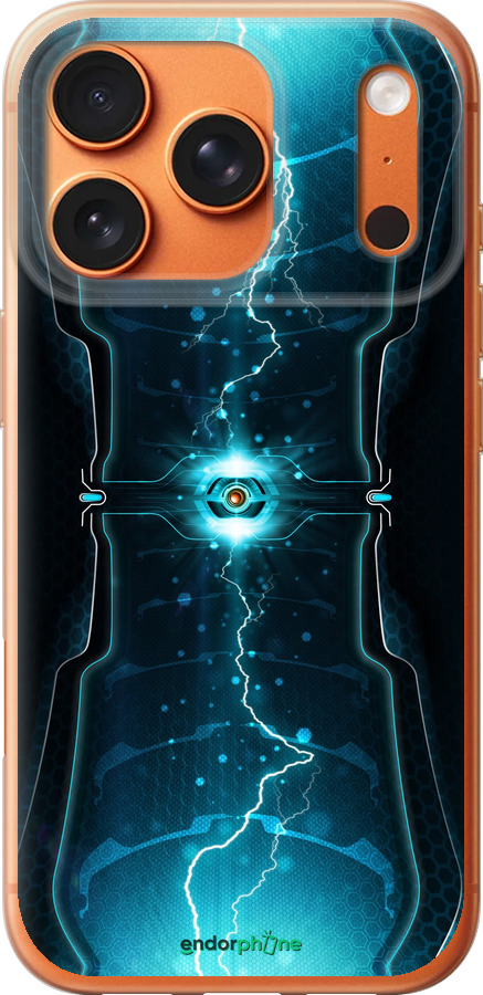 Силиконовый чехол Молнии в цилиндре для Apple iPhone 17 PRO MAX - 120u-4029 изображение 