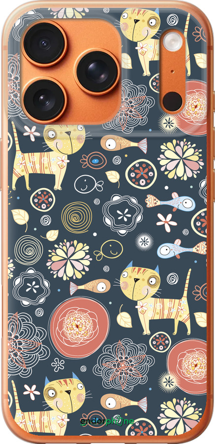 Силиконовый чехол Котята v4 для Apple iPhone 17 PRO MAX - 1224u-4029 изображение 