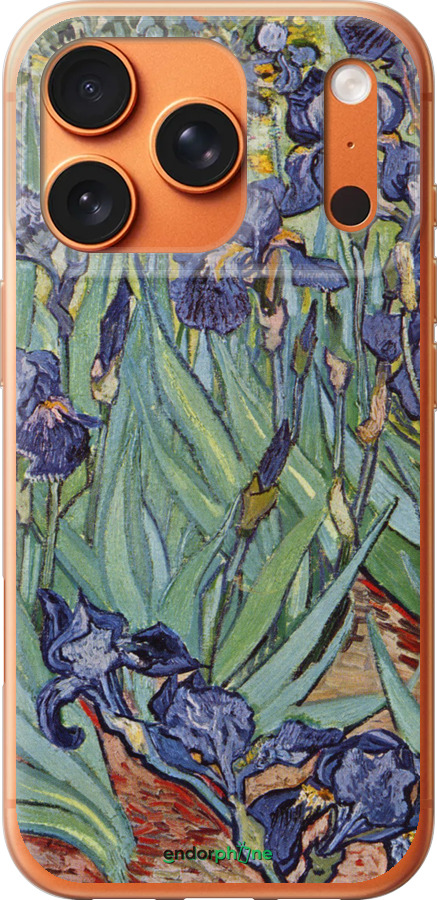Силиконовый чехол Винсент Ван Гог. Ирисы для Apple iPhone 17 PRO MAX - 161u-4029 изображение 