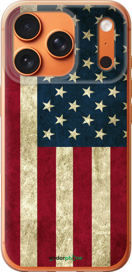 Силиконовый чехол Флаг США для Apple iPhone 17 PRO MAX - 395u-4029 изображение 