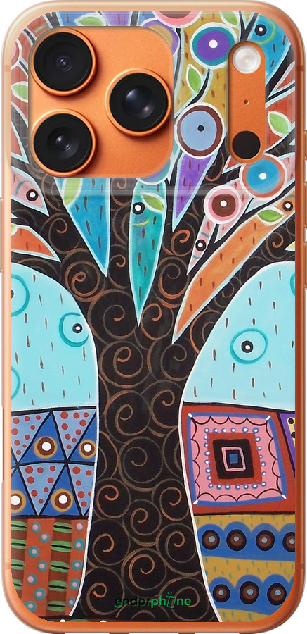 Силиконовый чехол Арт-дерево для Apple iPhone 17 PRO MAX - 4008u-4029 изображение 