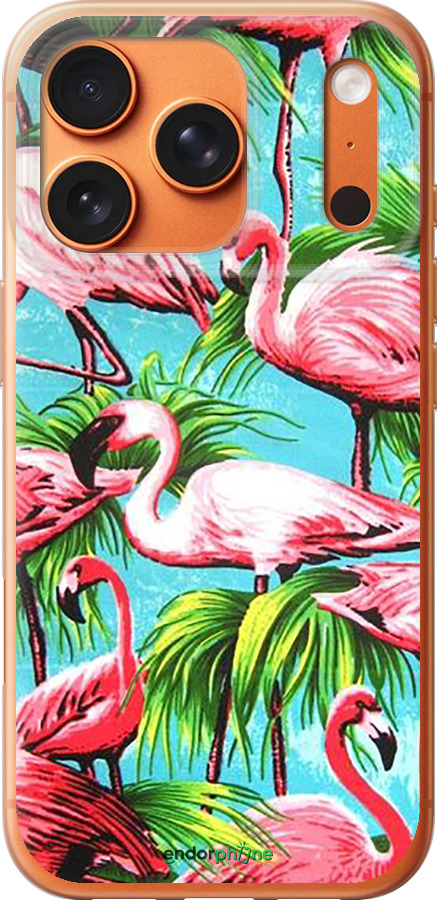 Силиконовый чехол Tropical background для Apple iPhone 17 PRO MAX - 4016u-4029 изображение 