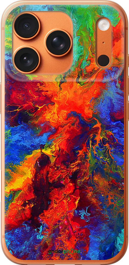 Силиконовый чехол Акварель на холсте для Apple iPhone 17 PRO MAX - 4150u-4029 изображение 