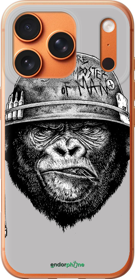 Силиконовый чехол military monkey для Apple iPhone 17 PRO MAX - 4177u-4029 изображение 