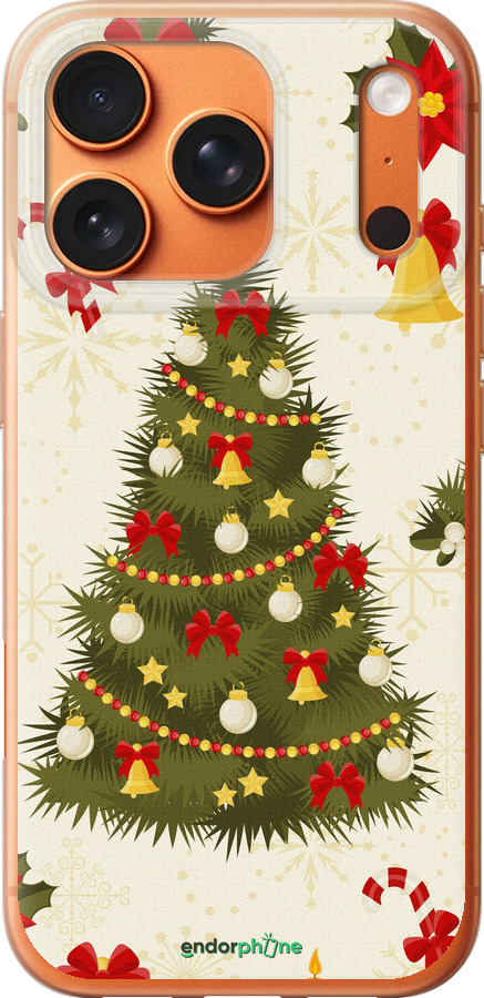 Силиконовый чехол Новогодняя елка для Apple iPhone 17 PRO MAX - 4198u-4029 изображение 
