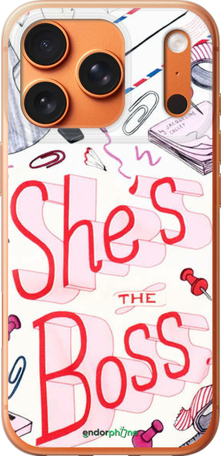 Силиконовый чехол she's the  boss для Apple iPhone 17 PRO MAX - 4254u-4029 изображение 