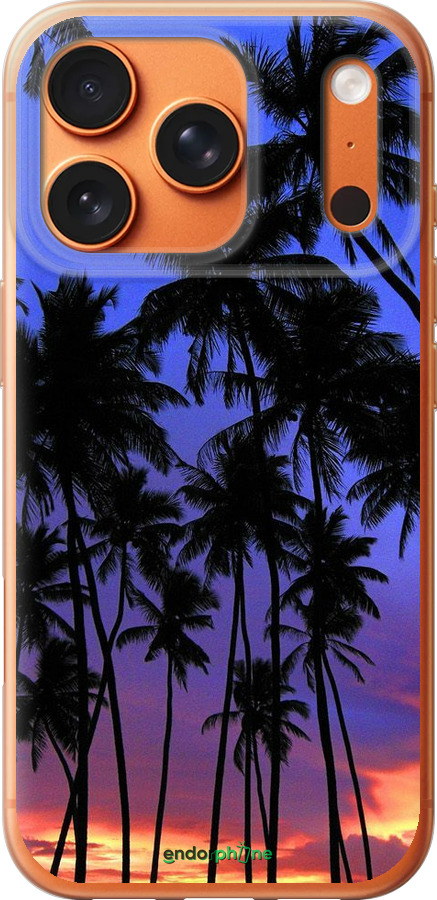 Силиконовый чехол Пальмы для Apple iPhone 17 PRO MAX - 4324u-4029 изображение 