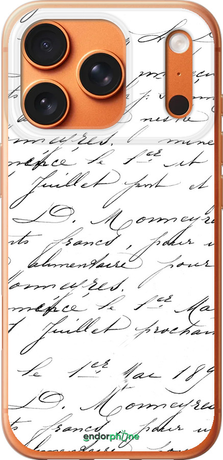 Силиконовый чехол Прописной шрифт для Apple iPhone 17 PRO MAX - 4475u-4029 изображение 