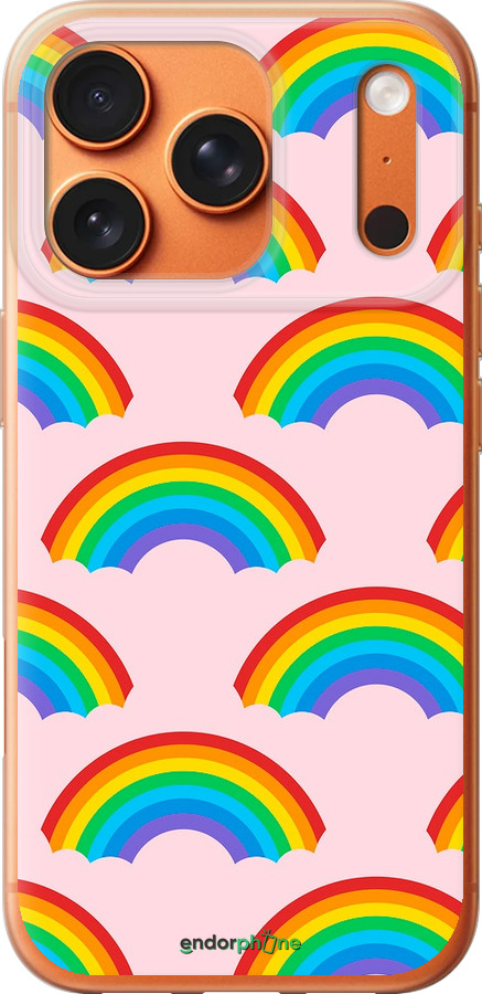 Силиконовый чехол Rainbows для Apple iPhone 17 PRO MAX - 4478u-4029 изображение 