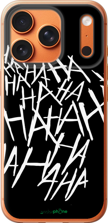 Силиконовый чехол joker hahaha для Apple iPhone 17 PRO MAX - 4509u-4029 изображение 