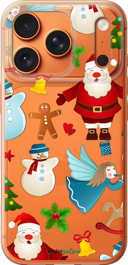 Силиконовый чехол Новогодний 1 для Apple iPhone 17 PRO MAX - 4614u-4029 изображение 