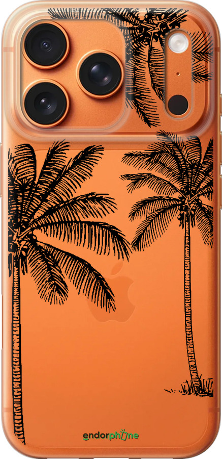 Силиконовый чехол Пальмы1 для Apple iPhone 17 PRO MAX - 4634u-4029 изображение 
