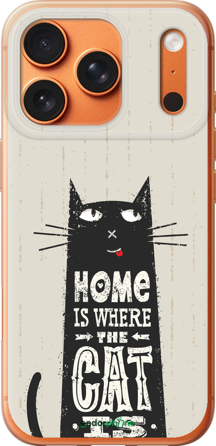 Силиконовый чехол Кот для Apple iPhone 17 PRO MAX - 4671u-4029 изображение 