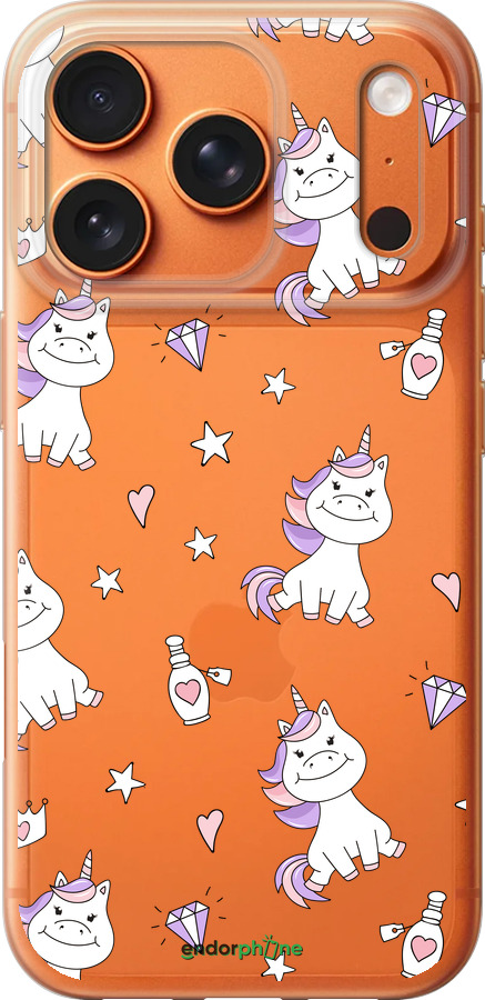Силиконовый чехол Единорожка v2 для Apple iPhone 17 PRO MAX - 4703u-4029 изображение 