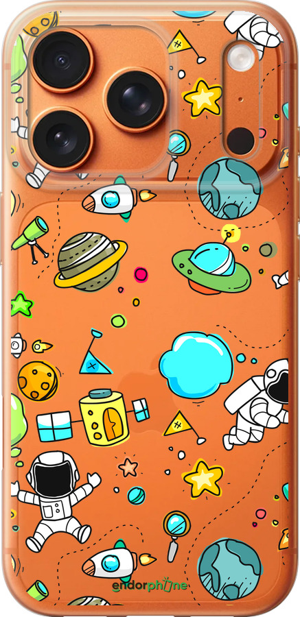 Силіконовий чехол Космос для Apple iPhone 17 PRO MAX - 4735u-4029 изображение 