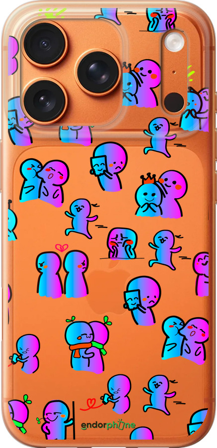 Силиконовый чехол Эмоции для Apple iPhone 17 PRO MAX - 4736u-4029 изображение 