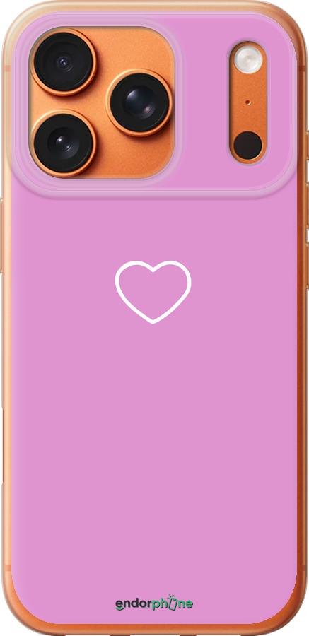 Силиконовый чехол Сердце 2 для Apple iPhone 17 PRO MAX - 4863u-4029 изображение 