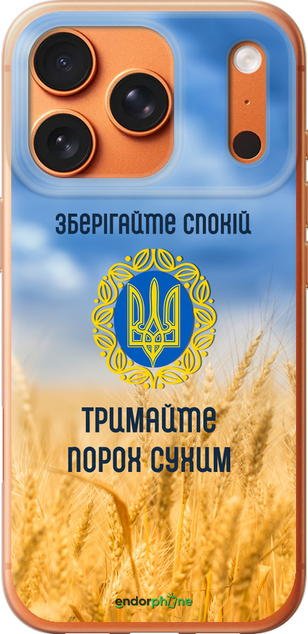 Силиконовый чехол Спокойствие v2 для Apple iPhone 17 PRO MAX - 5211u-4029 изображение 