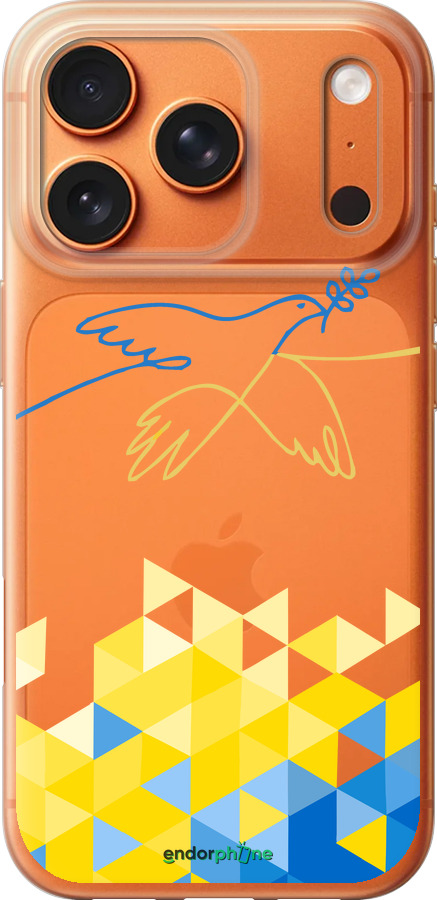 Силиконовый чехол Птица мира для Apple iPhone 17 PRO MAX - 5231u-4029 изображение 