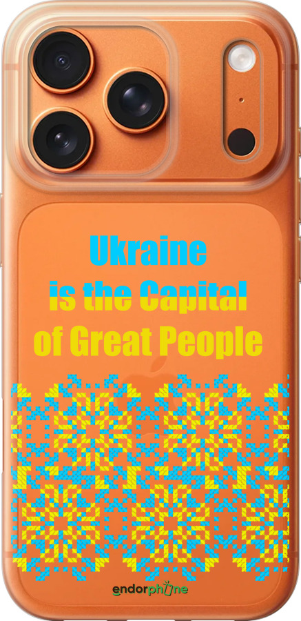 Силіконовий чехол Ukraine  для Apple iPhone 17 PRO MAX - 5283u-4029 изображение 