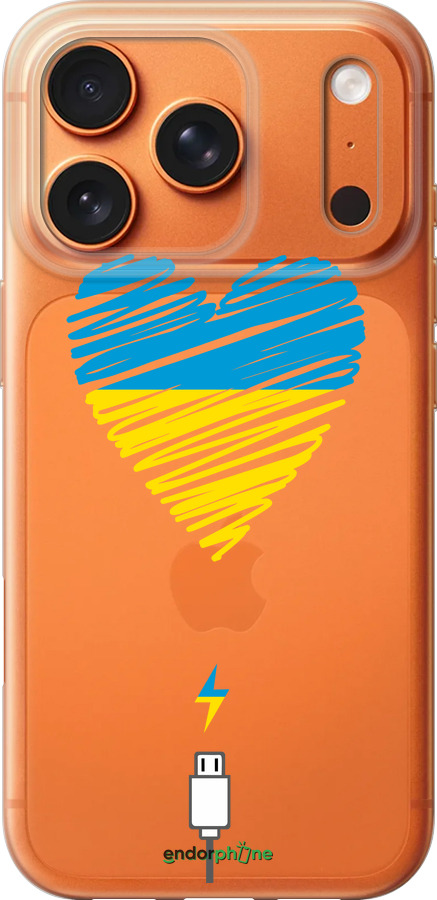 Силиконовый чехол Подзарядка сердца v2 для Apple iPhone 17 PRO MAX - 5295u-4029 изображение 