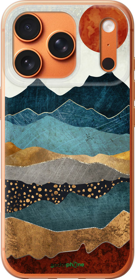 Силиконовый чехол Закат горы для Apple iPhone 17 PRO MAX - 5434u-4029 изображение 