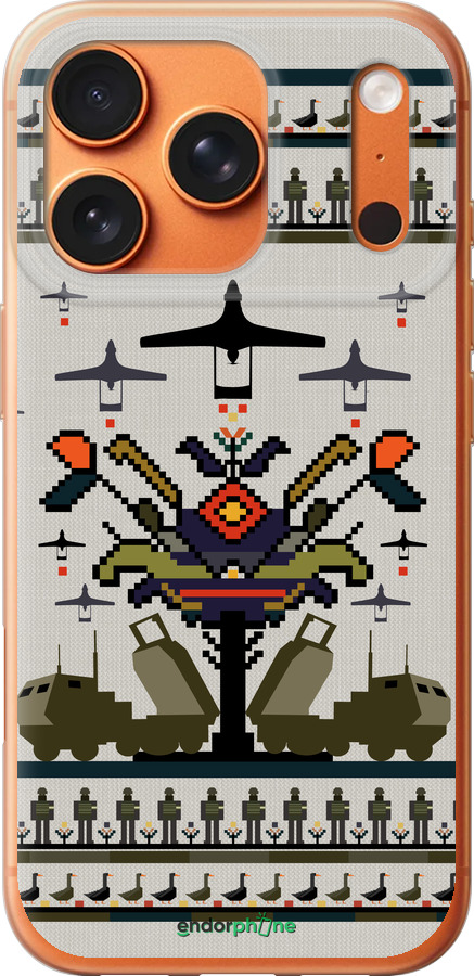 Силиконовый чехол Вышиванка UA для Apple iPhone 17 PRO MAX - 5446u-4029 изображение 