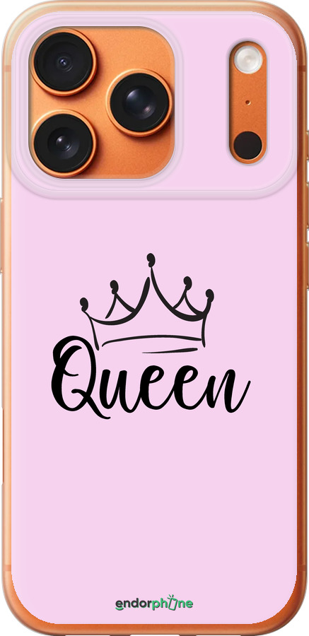 Силиконовый чехол Queen & King для неё для Apple iPhone 17 PRO MAX - 5520u-4029 изображение 