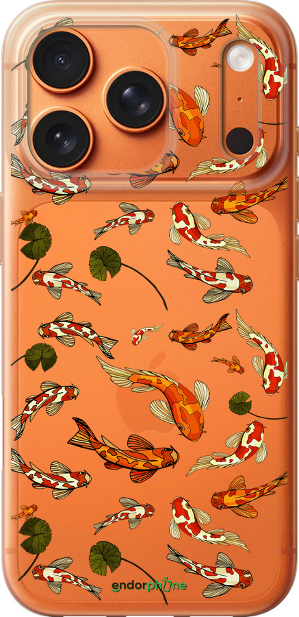 Силиконовый чехол Рыбы Кои для Apple iPhone 17 PRO MAX - 5535u-4029 изображение 