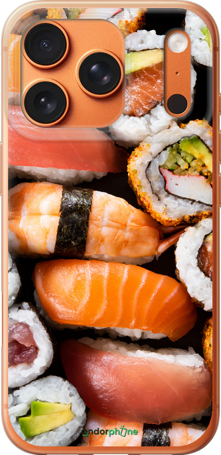 Силиконовый чехол Суши v3 для Apple iPhone 17 PRO MAX - 5540u-4029 изображение 