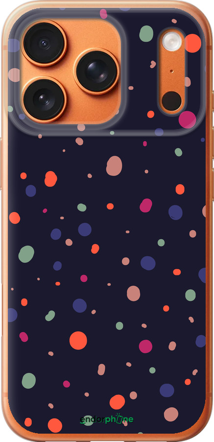 Силиконовый чехол Горошек v2 для Apple iPhone 17 PRO MAX - 5599u-4029 изображение 