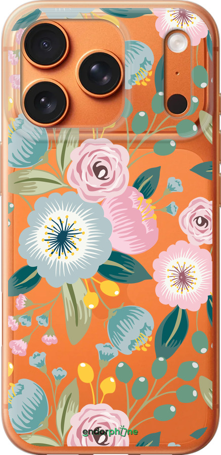 Силиконовый чехол Цветочные обои v2 для Apple iPhone 17 PRO MAX - 5602u-4029 изображение 