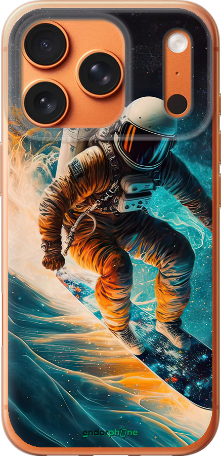 Силиконовый чехол Сноубордист для Apple iPhone 17 PRO MAX - 5604u-4029 изображение 