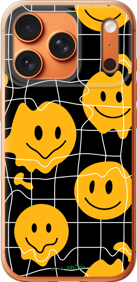 Силиконовый чехол Смайлы v3 для Apple iPhone 17 PRO MAX - 5623u-4029 изображение 