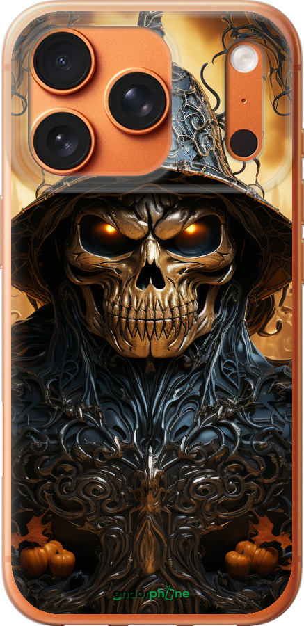 Силиконовый чехол Череп 2 для Apple iPhone 17 PRO MAX - 5652u-4029 изображение 