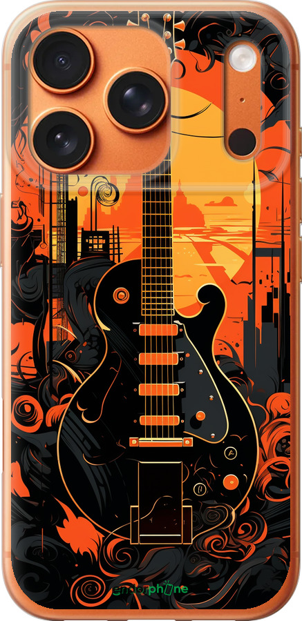 Силиконовый чехол Гитара для Apple iPhone 17 PRO MAX - 5957u-4029 изображение 
