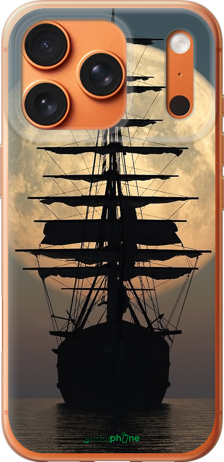 Силиконовый чехол Корабль для Apple iPhone 17 PRO MAX - 5998u-4029 изображение 