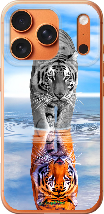 Силиконовый чехол Тигр для Apple iPhone 17 PRO MAX - 6016u-4029 изображение 