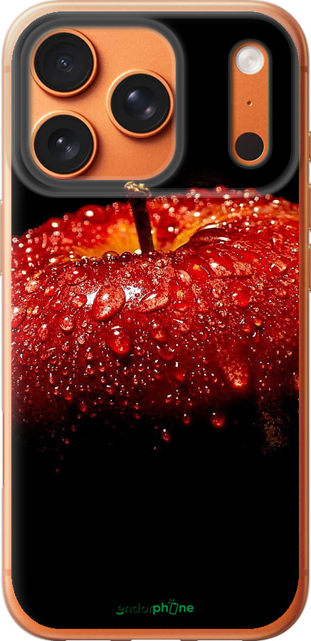 Силиконовый чехол Яблоко для Apple iPhone 17 PRO MAX - 6022u-4029 изображение 