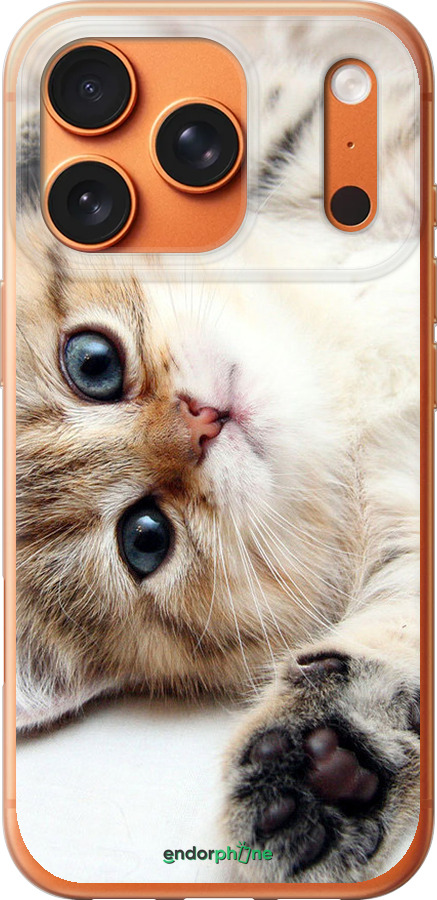 Силиконовый чехол Котик для Apple iPhone 17 PRO MAX - 6024u-4029 изображение 