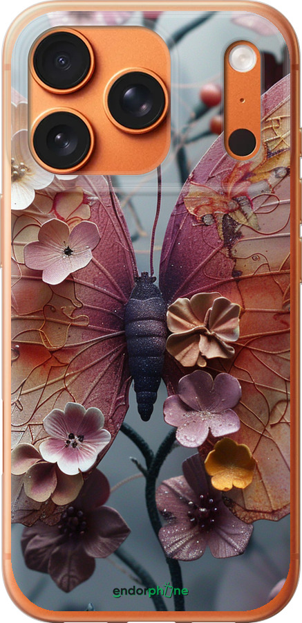 Силиконовый чехол Fairy Butterfly для Apple iPhone 17 PRO MAX - 6048u-4029 изображение 