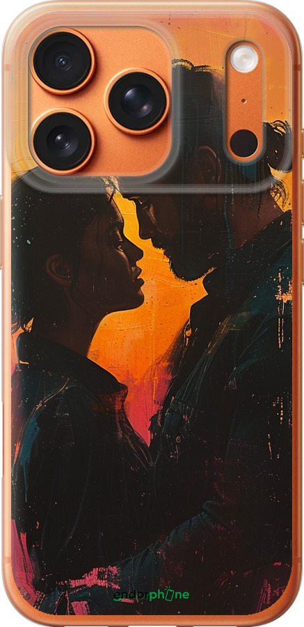 Силиконовый чехол Любовь на полотне для Apple iPhone 17 PRO MAX - 6067u-4029 изображение 