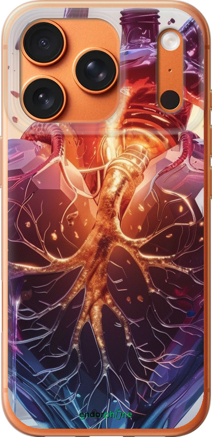 Силиконовый чехол Crystal Heart для Apple iPhone 17 PRO MAX - 6070u-4029 изображение 